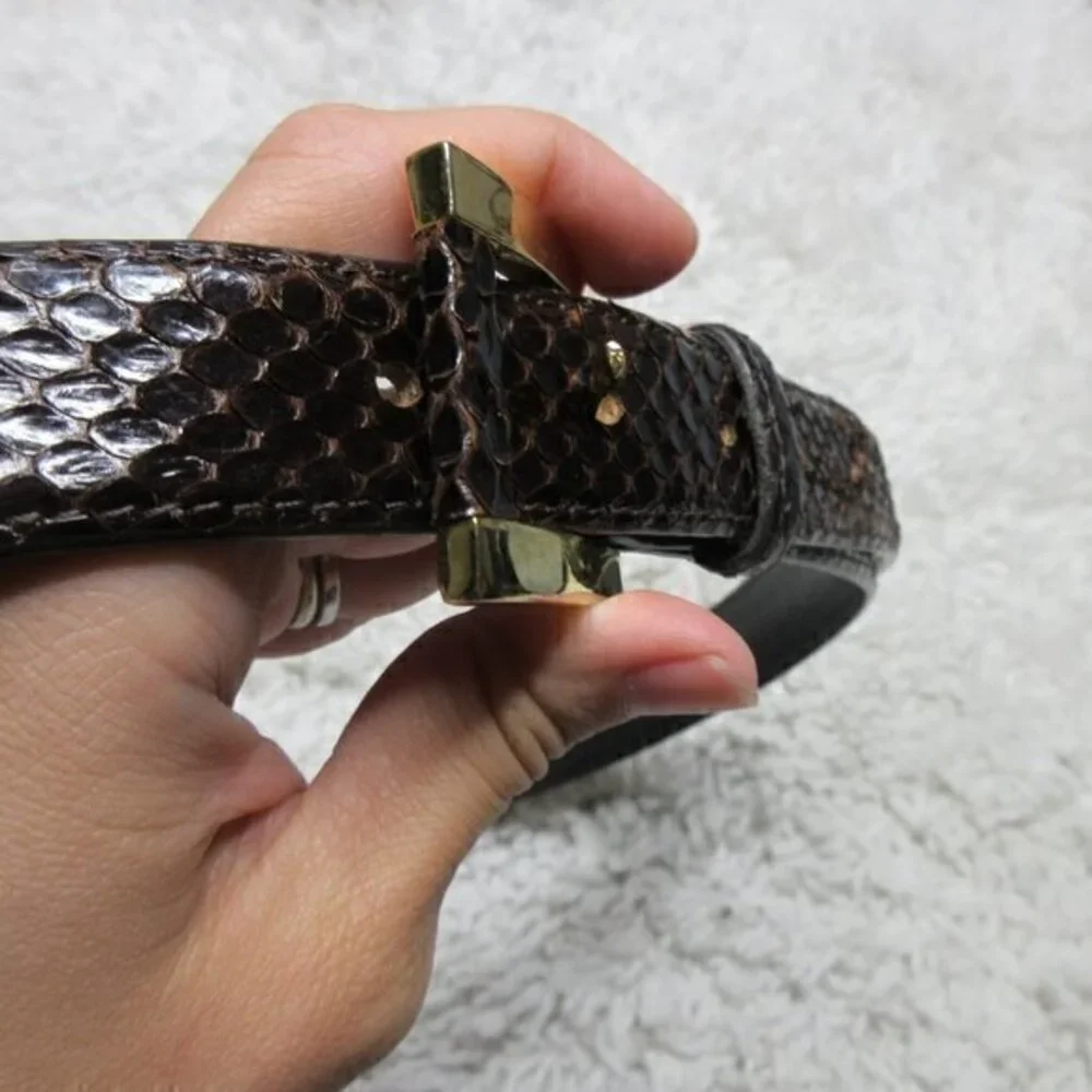 Carlisle genuine snake belt vintage‎